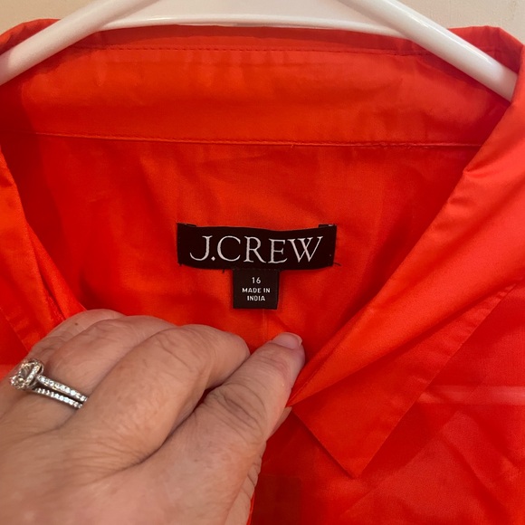 J Crew silk shirt button down with camisole - Picture 3 of 5